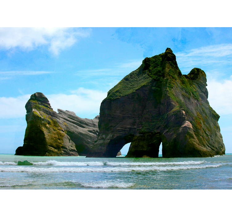 Wall mural mountain majestic mountain landscape - TenStickers