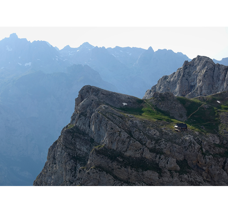 Wall mural mountain grand mountain view - TenStickers