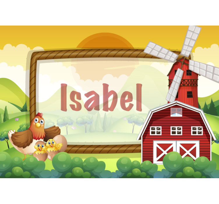 Childrens wall mural farmyard friends - TenStickers