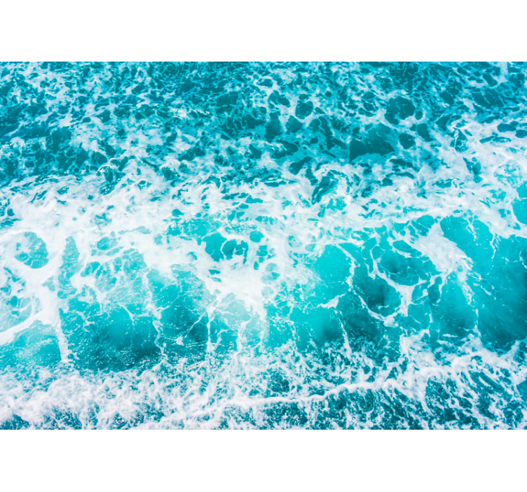 Under the sea wall mural couple embracing waves - TenStickers