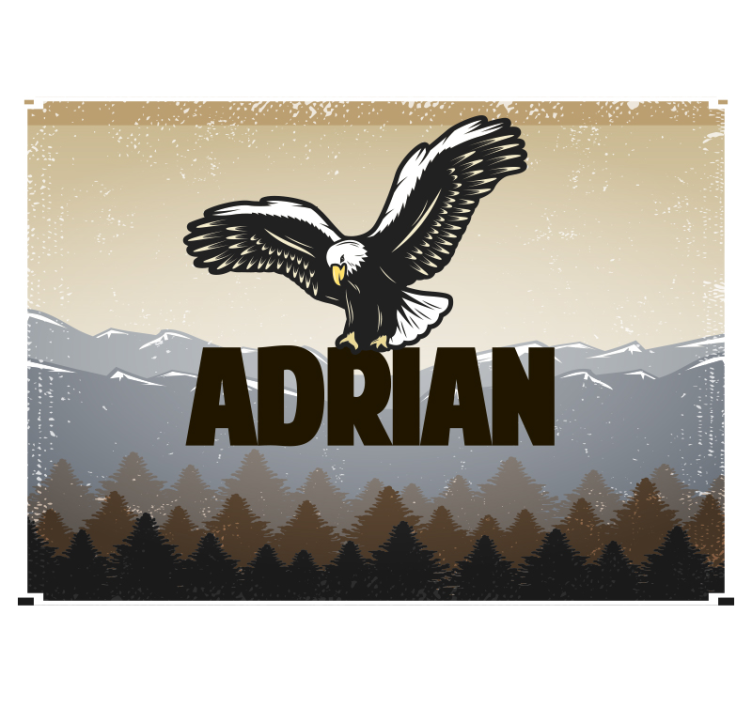 Eagle in Flight animals wall mural - TenStickers