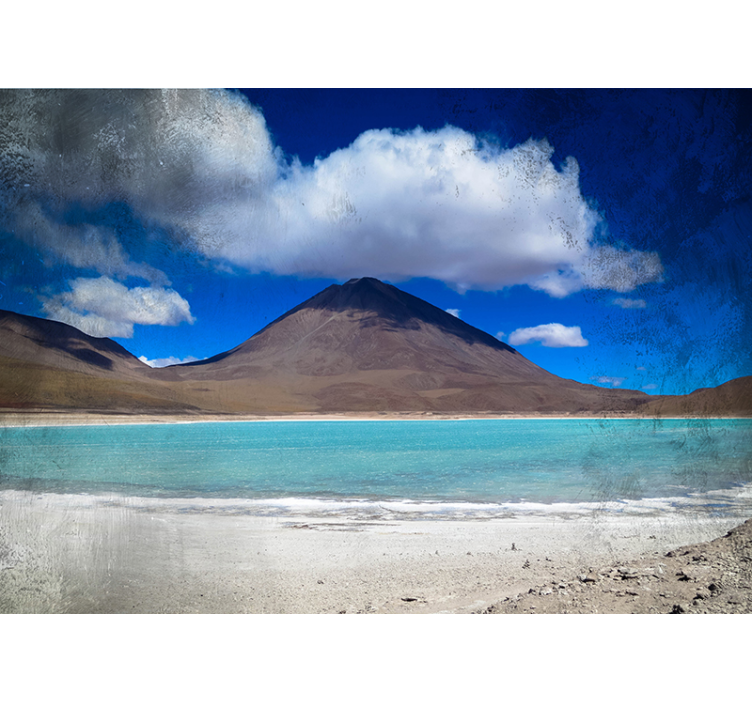 Chile volcanic Mountain wall mural - TenStickers