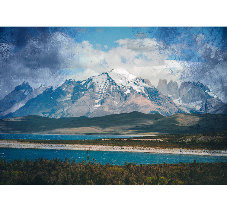 Nevados eyes Salado Mountain wall mural - TenStickers