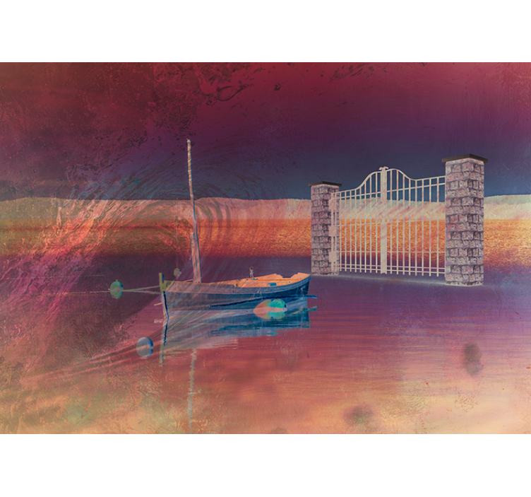 Sea gate in the ocean Kids wall Murals - TenStickers