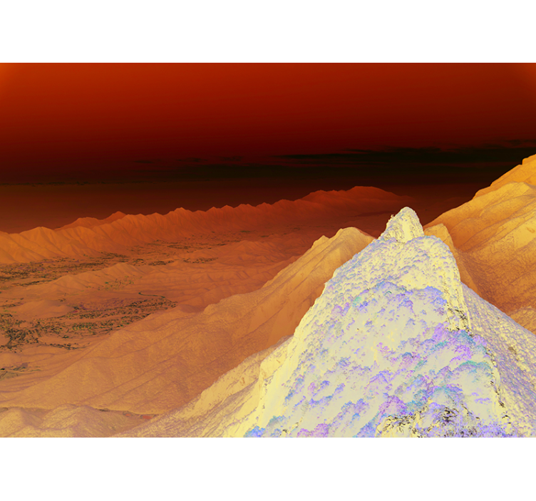 Sierra Mazatec landscape in the fog wall mural - TenStickers