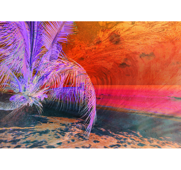 Wall mural nature tropical beach getaway - TenStickers