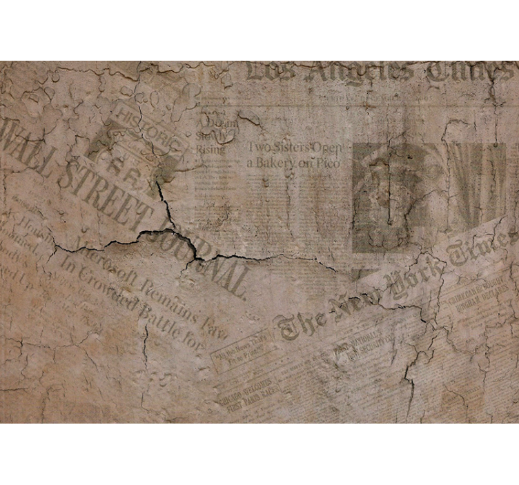 Texture wall mural weathered vintage finish - TenStickers