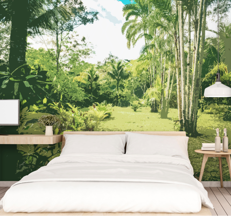 Amazon Jungle Forest Wall Mural - TenStickers