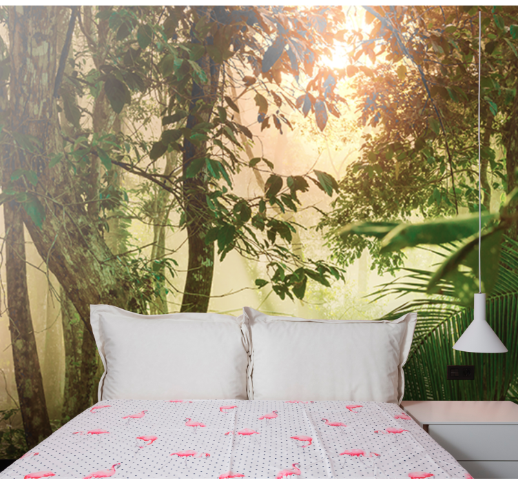Amazonian life Forest Wall Mural - TenStickers