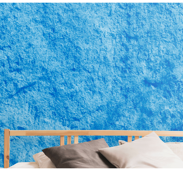 Blue concrete tones wall mural - TenStickers