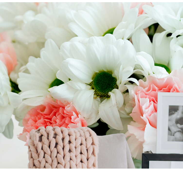 Charming Floral Arrangement flower wall mural - TenStickers