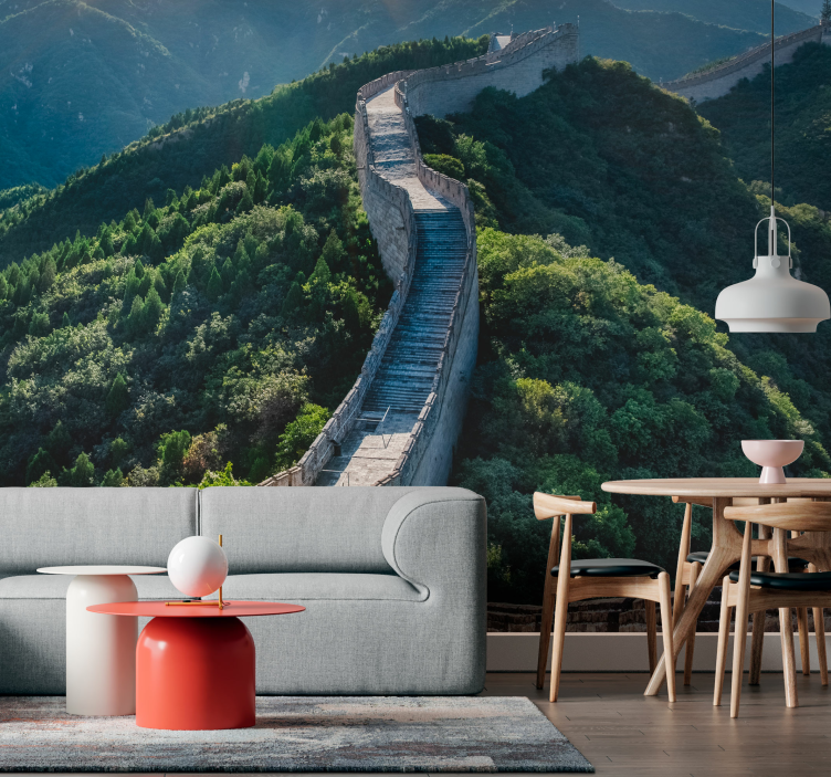 Chinese wall living room wall mural - TenStickers