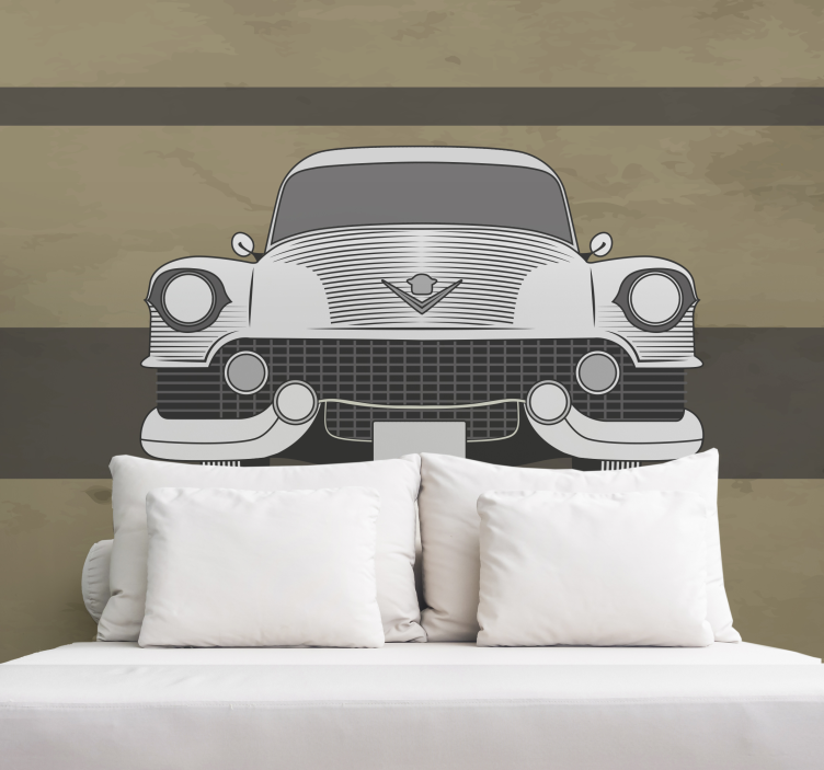 Classic Car Front wall mural vehicle - TenStickers