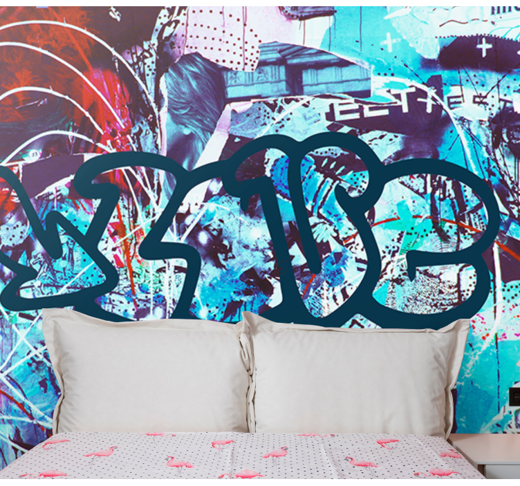 Colorful Urban Street Art graffiti wall mural - TenStickers