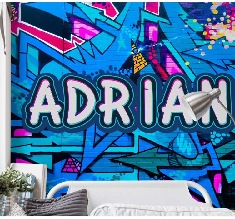 Customizable graffiti style graffiti wall mural - TenStickers