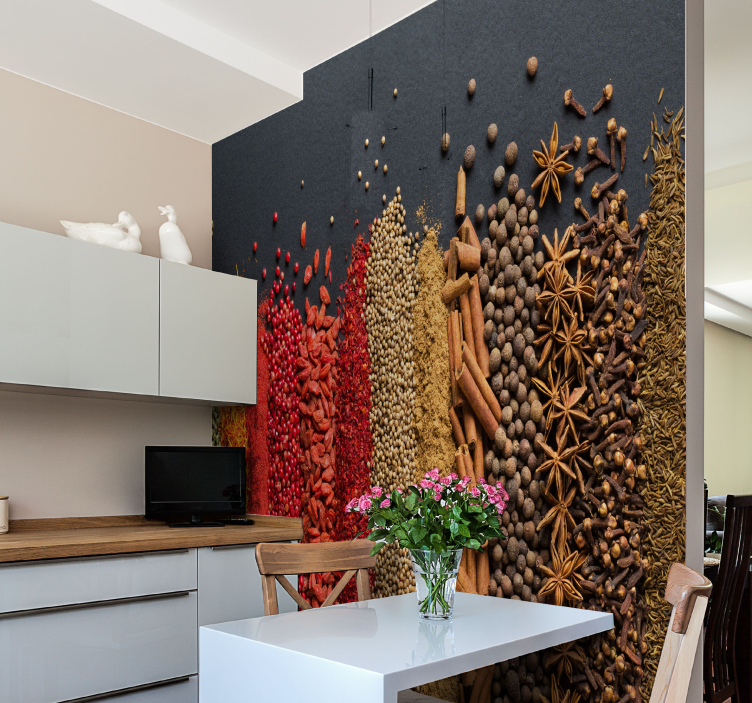 Different species food Kitchen Wall Mural - TenStickers