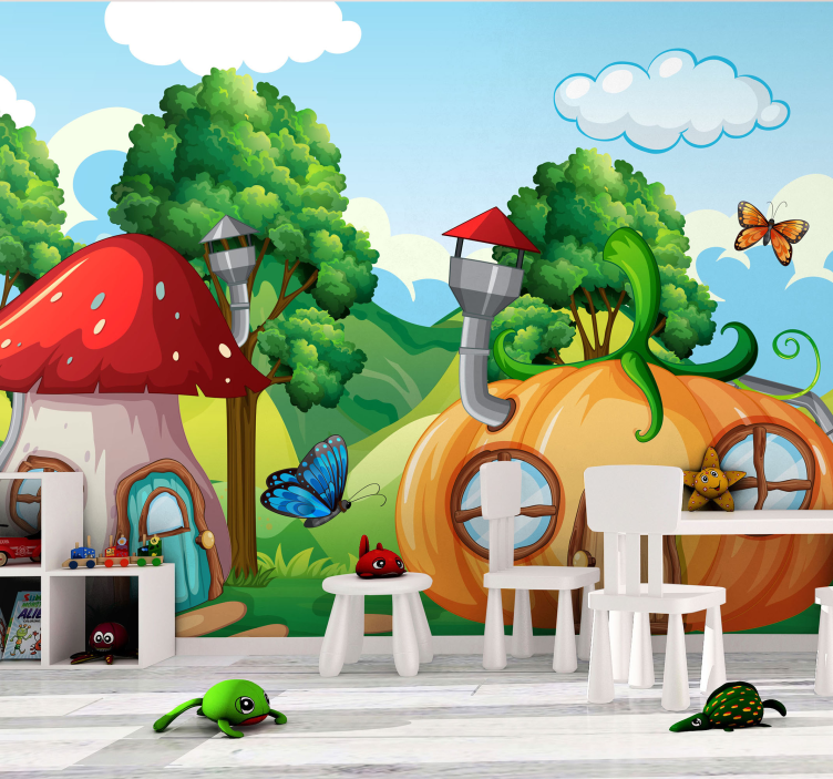 Fantasy forest for children Kids wall Murals - TenStickers