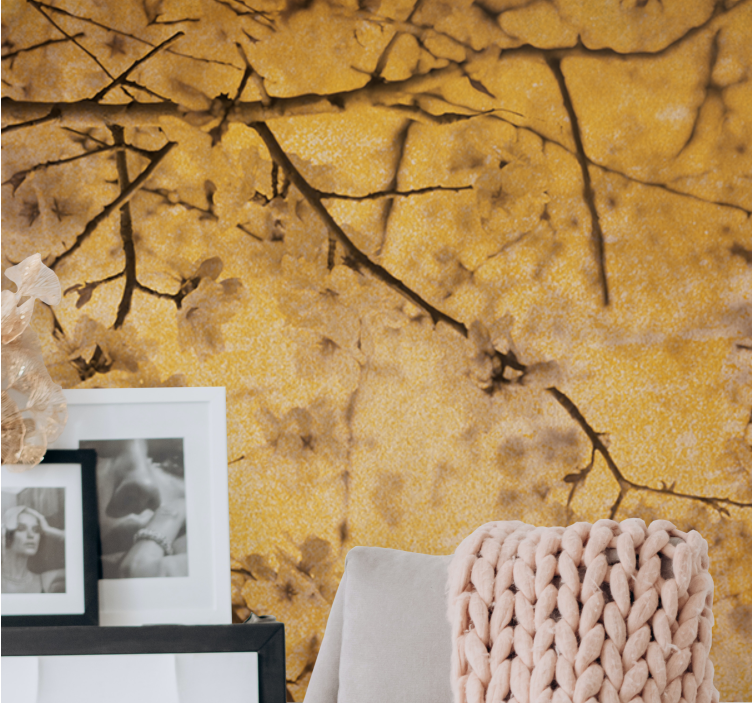 Flower wall mural cherry blossom branches - TenStickers