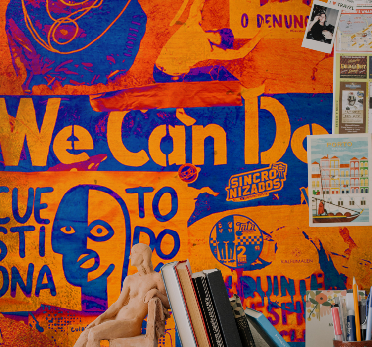 Graffiti wall mural empowered expression - TenStickers