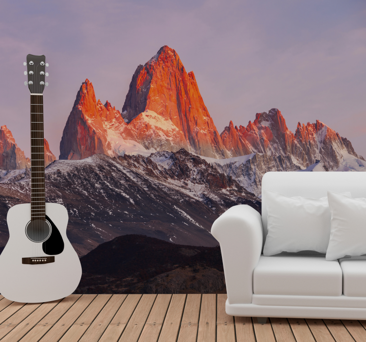 Grand Mountain Summits wall mural mountain - TenStickers