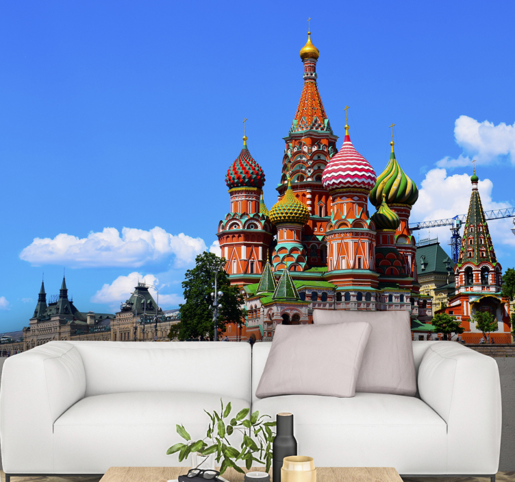 Iconic Cathedral View city wall mural - TenStickers