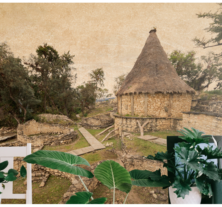 Kuelap in Northern Peru nature wall mural - TenStickers