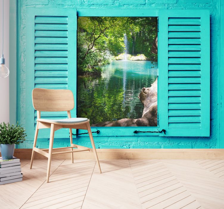 Kursunlu waterfalls Waterfall Wall Mural - TenStickers
