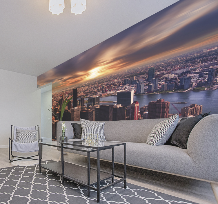 Morning in New York wall mural - TenStickers