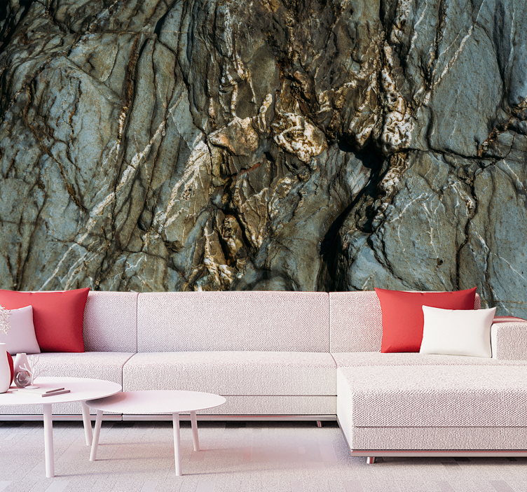 Natural stone wall photo mural - TenStickers