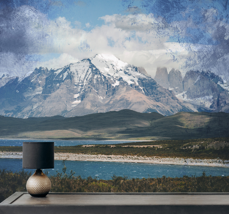 Nevados eyes Salado Mountain wall mural - TenStickers
