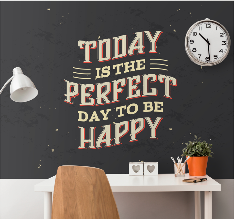 Perfect day for fun phrase wall mural - TenStickers