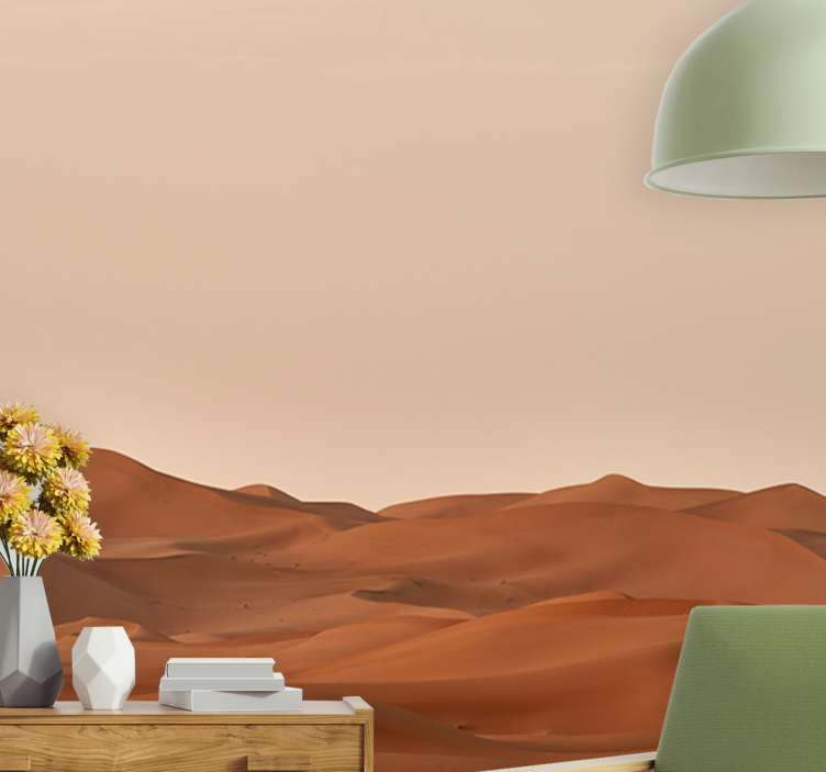 Sandy desert landscape desert wall mural - TenStickers