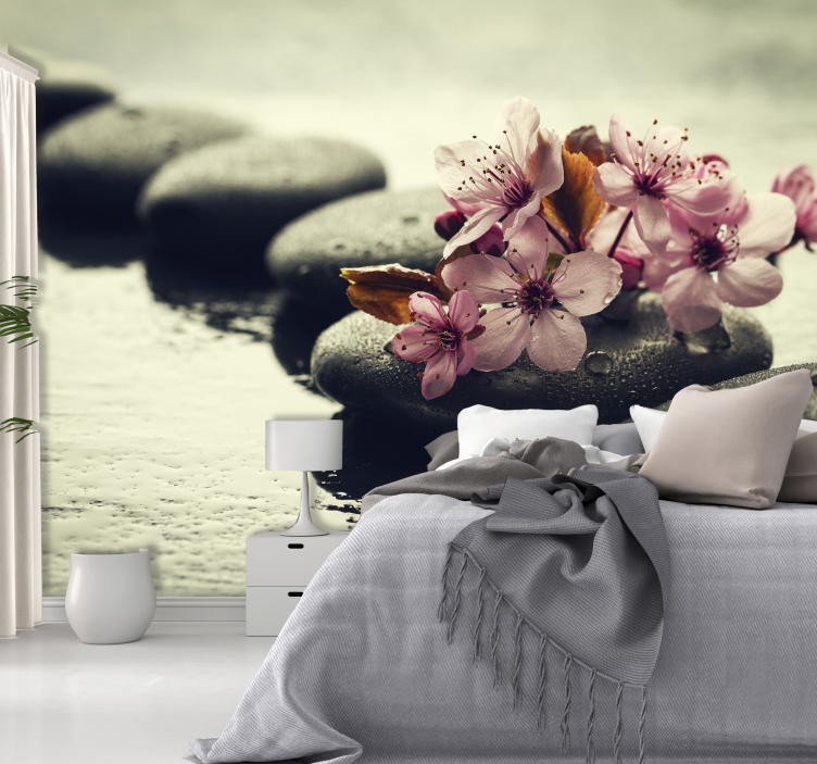 Serenity of nature zen wall mural - TenStickers