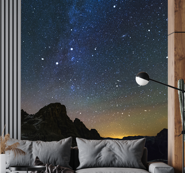 Space wall mural celestial night sky wonders - TenStickers