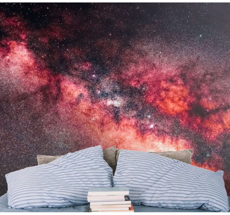 Space wall mural galactic nebula scene - TenStickers