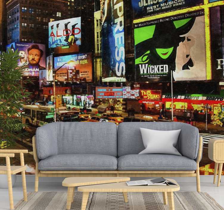 Times Square Brilliance wall mural new york - TenStickers