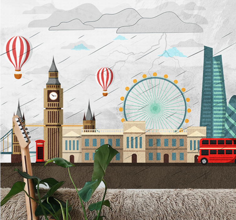 Wall mural london skyline experience - TenStickers
