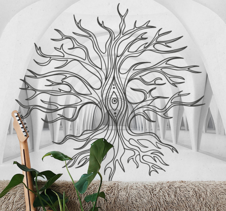 Wall mural nature tree symbolism - TenStickers
