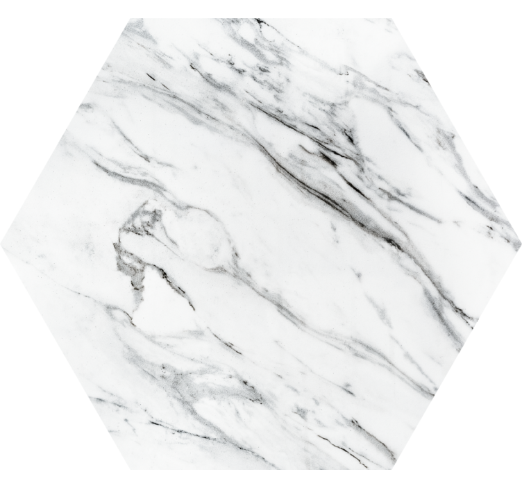 Texture coasters hexagonal marble design - TenStickers