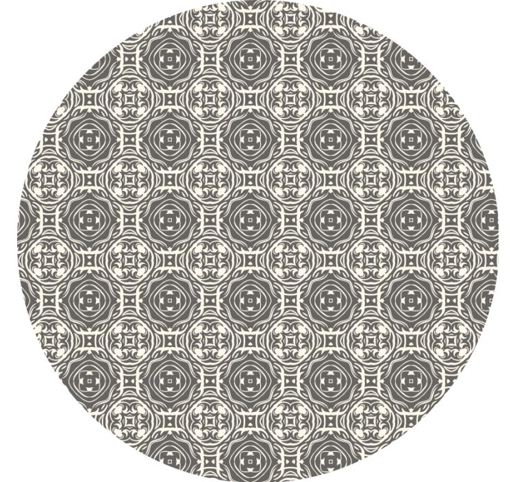 Texture coasters with circular patterned surface - TenStickers
