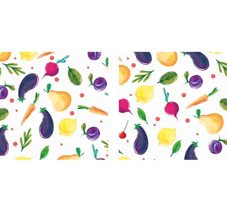 Modern coasters colorful fruit design - TenStickers