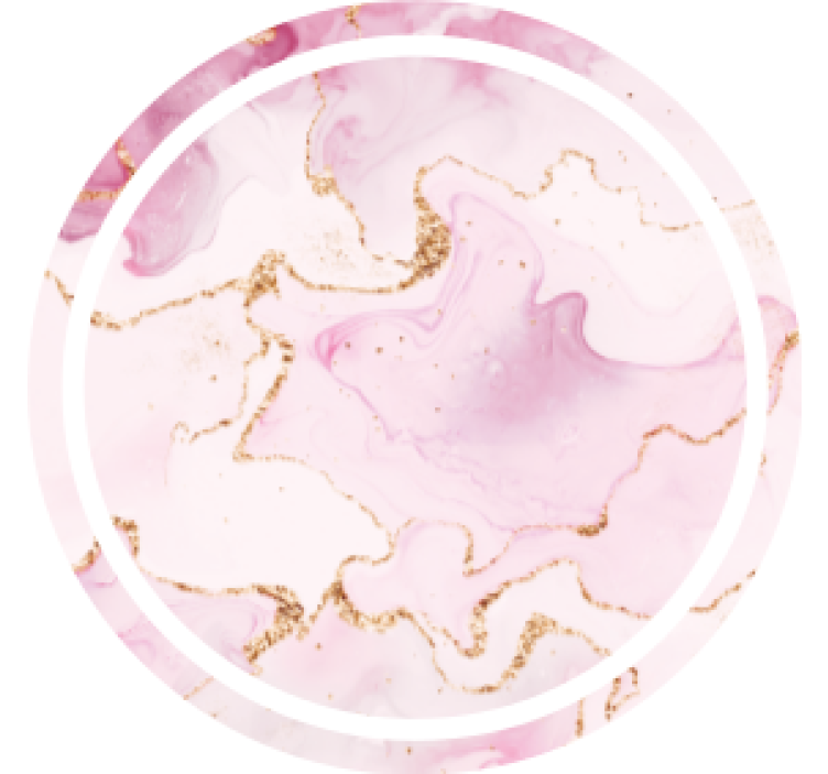 Texture coasters soft marble pink design - TenStickers