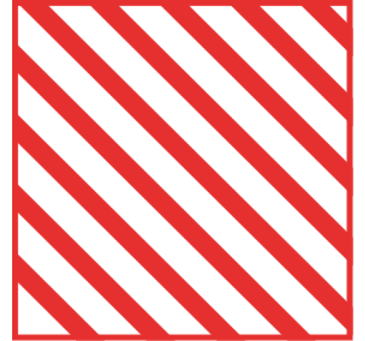 Texture coasters red striped pattern - TenStickers