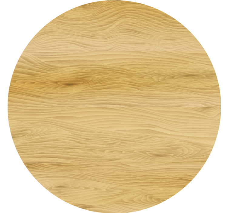 Texture coasters natural wood round design - TenStickers