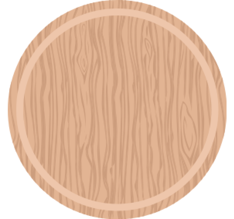 Texture coasters with wood grain finish - TenStickers