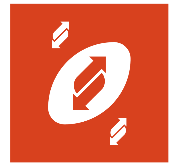 Vintage coaster with circular arrow design - TenStickers