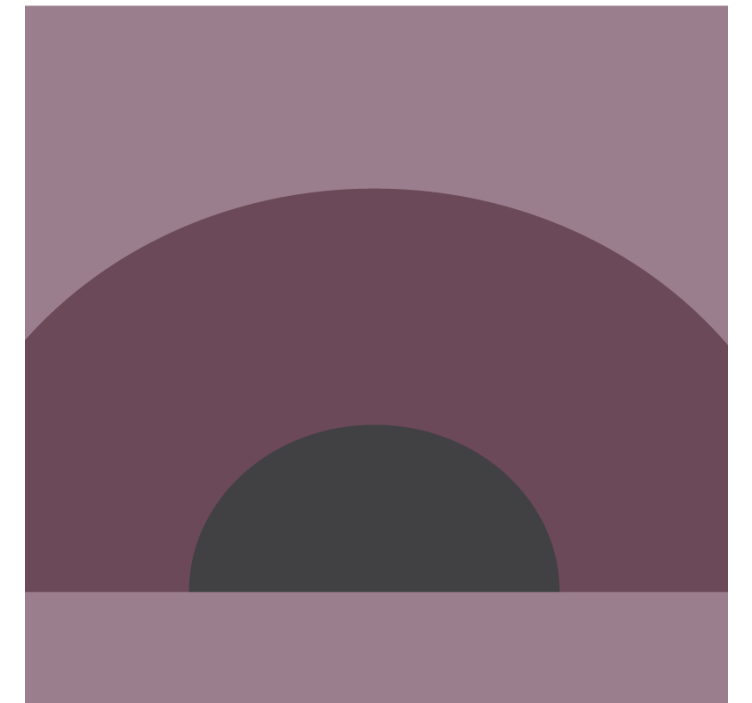 Texture coasters with curved layered design - TenStickers