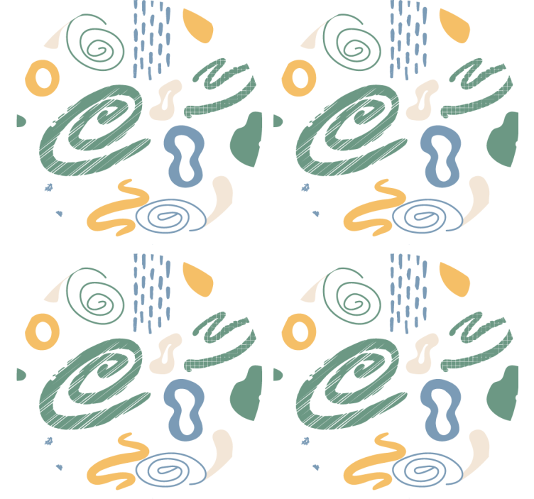 Texture coasters with abstract swirl designs - TenStickers