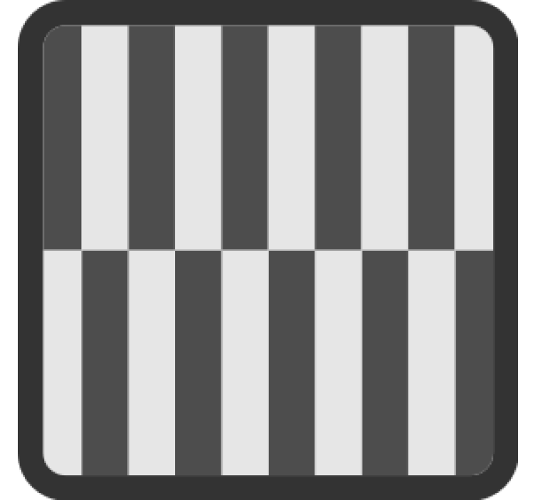Texture coasters with striped surface design - TenStickers