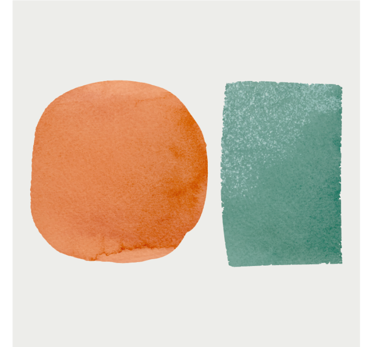 Texture coasters in abstract shape pairing - TenStickers